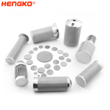 Hengko Mesh de fil en acier inoxydable personnalisé 316L Tube de filtre à haute précision utilisé pour l&#39;analyseur de fumée en ligne CEMS